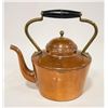 Image 1 : COPPER TONE TEA KETTLE SOLID WOOD HANDLE