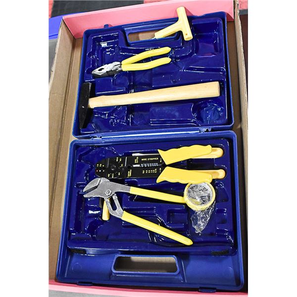 FLAT OF ASSORTED TOOLS WITH CASE