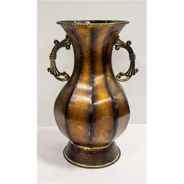 LARGE METAL DECORATIVE VASE/UMBRELLA STAND -