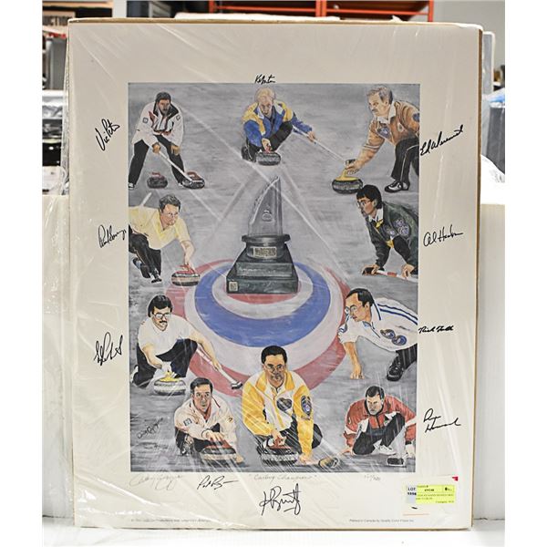 LTD EDITION #'D HAND SIGNED ORIG CANADIAN "CURLIN