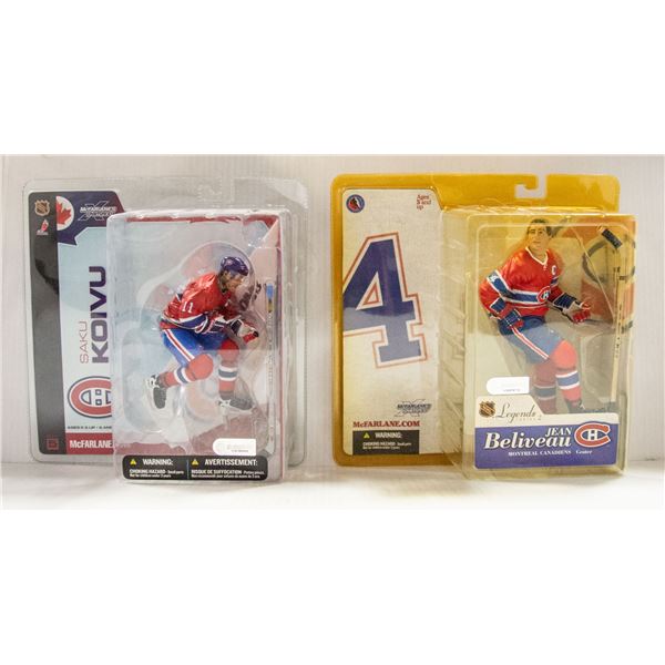 McFARLANE CANADIENS JEAN BELIVEAU AND SAKU KOIVU