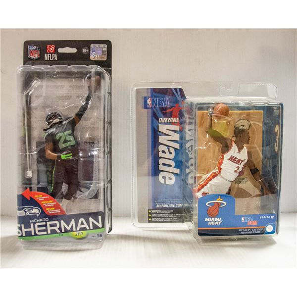 McFARLANE DWAYNE WADE MIAMI HEAT AND RICHARD