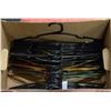Image 1 : BOX OF COAT HANGERS