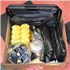 Image 1 : LARGE BOX OF CAMPING GEAR AND ACCESSORIES