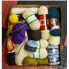 Image 1 : FLAT OF ASSORTED YARN