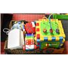 Image 1 : CHILDRENS ACTIVITY LOT ACTIVITY CUBE, MUSICAL TOYS
