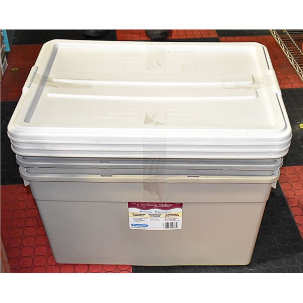 BUNDLE OF 3 GRACIOUS LIVING 80 LITER STORAGE