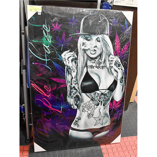 PURPLE HAZE PORTRAIT 24x36