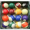 Image 1 : FULL SET OF 16 ARAMITH 8 BALL POOL BALLS. BELGIUM