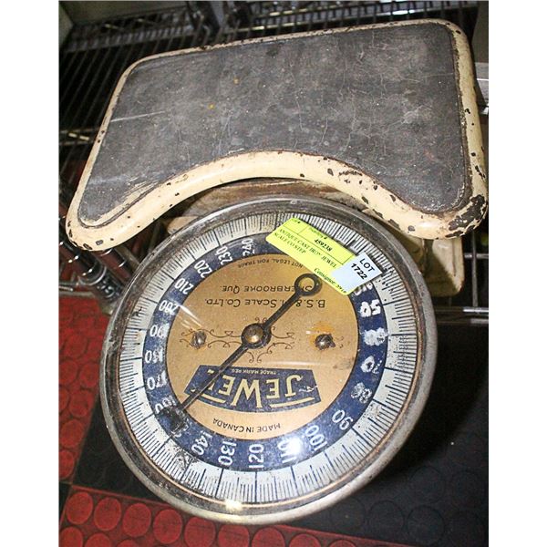 ANTIQUE CAST IRON JEWEL B.S. & M SCALE CO STEP