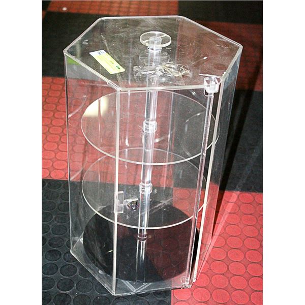 ACRYLIC COUNTERTOP DISPLAY CASE WITH