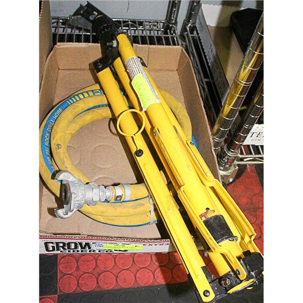 GREEN LINE 400 PSI ROCK DRILL HOSE AND TRIPOD