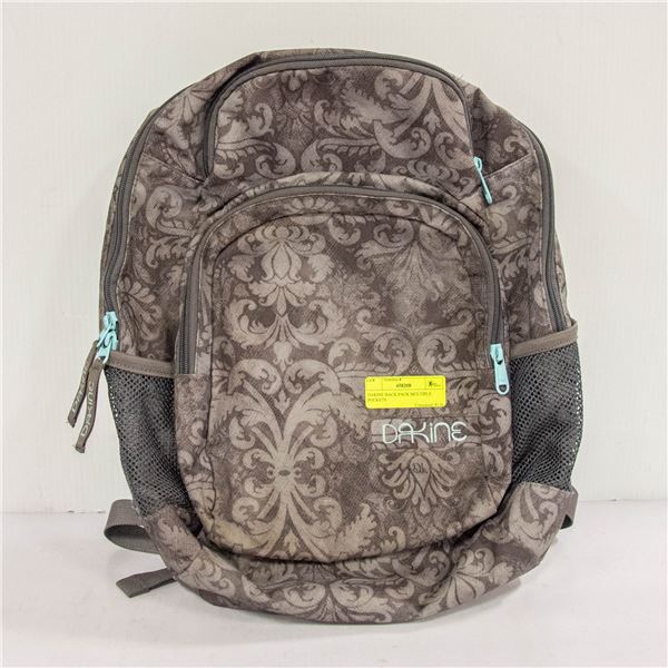 DAKINE BACK PACK MULTIPLE POCKETS