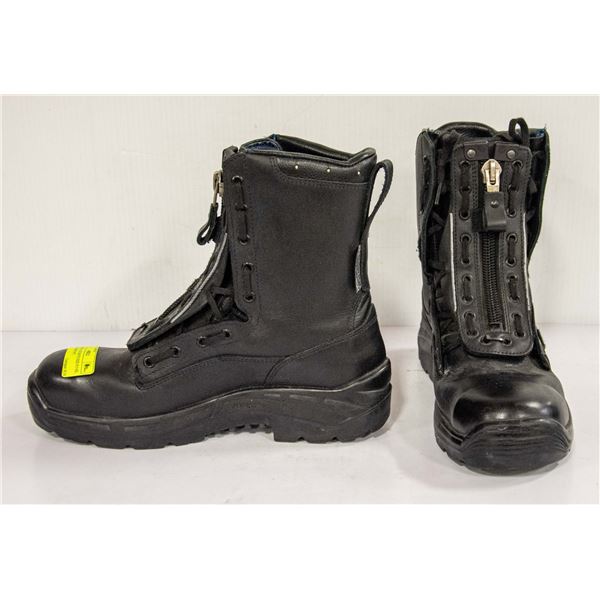 HAIX STEEL TOE BOOTS SIZE 9.5 OIL & FUEL RESISTANT