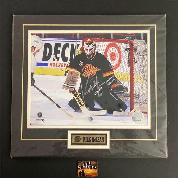 KIRK MCLEAN AUTOGRAPHED AND MATTED 8 X 10 PHOTO WITH C.O.A