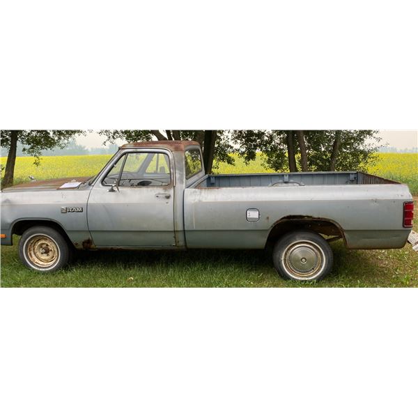1985 1/2 Ton Dodge Custom 100 Ram w/ Slant 6