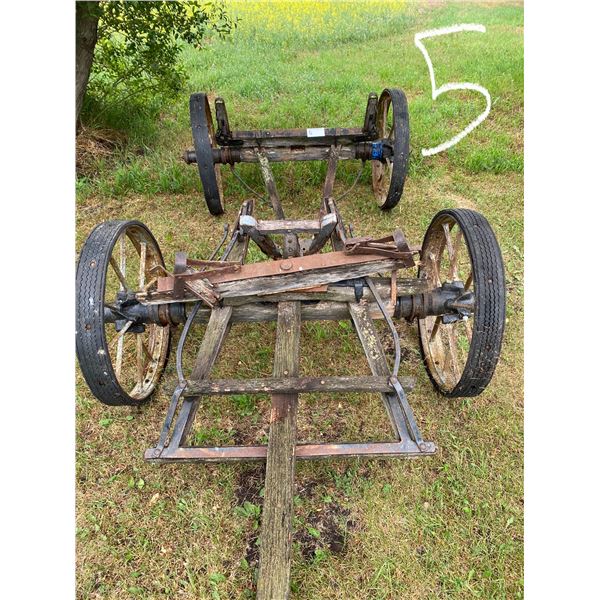 4 Wheel Steel Wagon