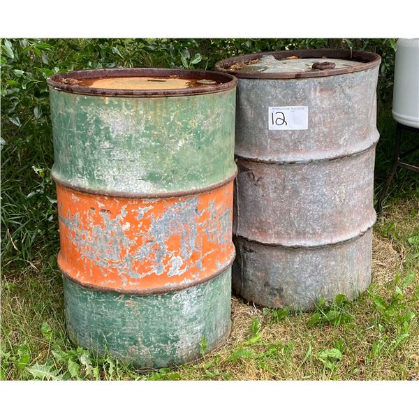 (2) 45 Gal. Gas Drums