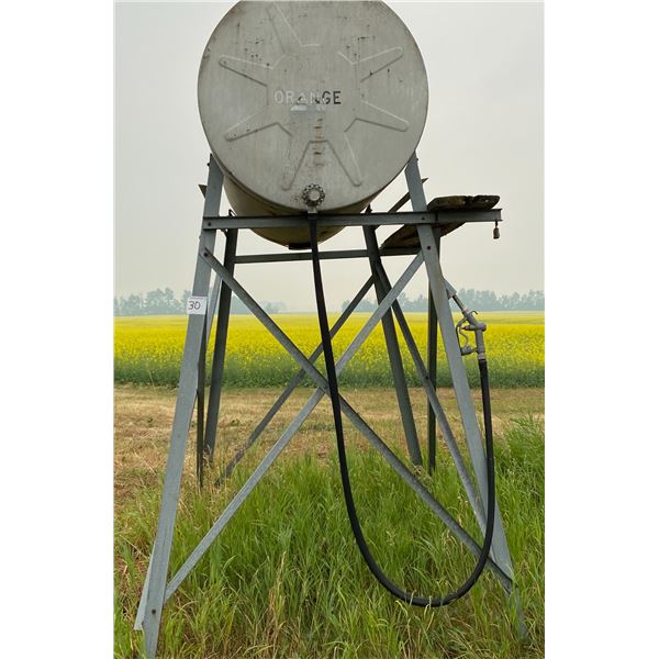 Orange 300 Gal Fuel Tank w/ Stand