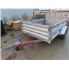 Image 2 : 2011 Linamar Consumer Products BH Utility Trailer Galvanized w Ramp Tailgate 7.5' Plus 20" More W Fr