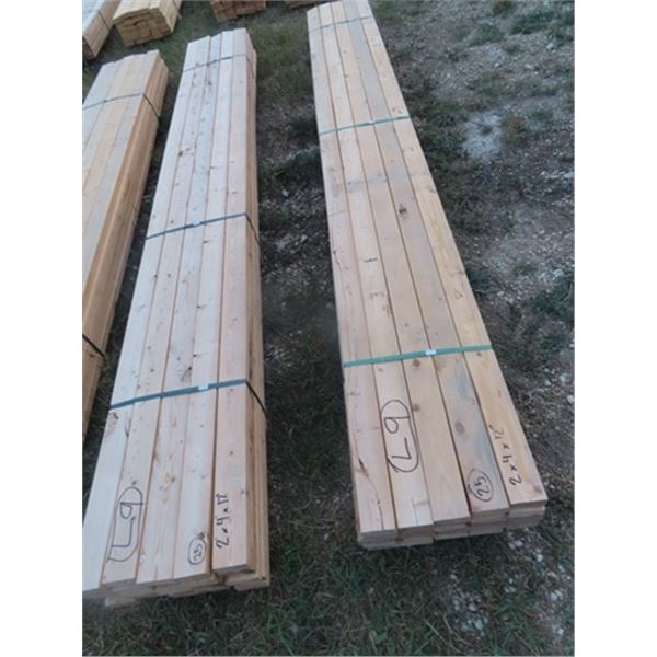 50 Pcs - 2" x 4" x 12' - ONE MONEY FOR ALL