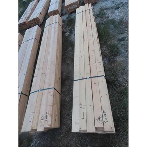 50 PC - 2" x 4" x 10" -ONE MONEY FOR ALL