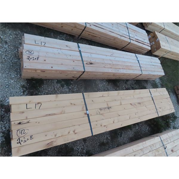 78 PC - 2" x 3" x 8" -ONE MONEY FOR ALL