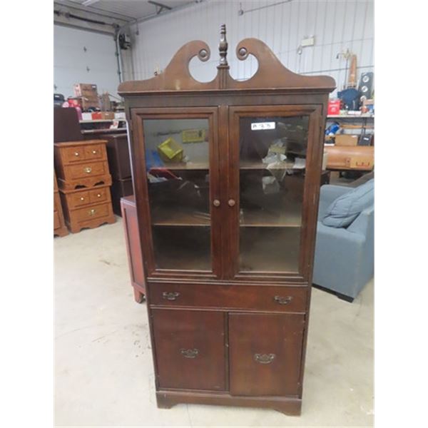 China Cabinet 66"H 31" W 14" D