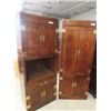 Image 1 : 2 Entertainment Cabinets 78" X 30" x 19"