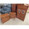 Image 1 : Dresser 54"H 36"W 17" D, & 2 Nite Stands 24"H 26"W 14"D