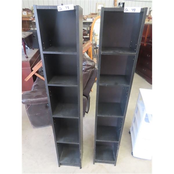 2 Open Shelves - 60"W 10"W 8"D