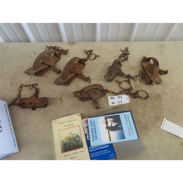6 Victor Traps & Wildlife VCR Movies