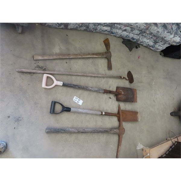 5 Yard Tools, Shovels, Picks & Hoe