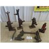 Image 3 : 3 Old Auto Jacks, & Press of Some Sort