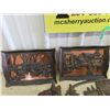 Image 2 : Copper craft, Embroidery Pictures, & Chalkware Horse