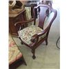 Image 2 : Mahogany Chair & Ottoman