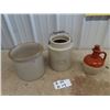 Image 1 : Medalta Pickle Crock, 1 Gal Crock, & Decanter