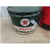 Image 2 : Texaco 25L Grease Pail w Lid & Veedol Grease Pail