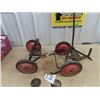 Image 1 : Child's Wagon Chassis & Handle - No Box -Old