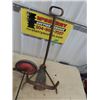 Image 3 : Child's Wagon Chassis & Handle - No Box -Old