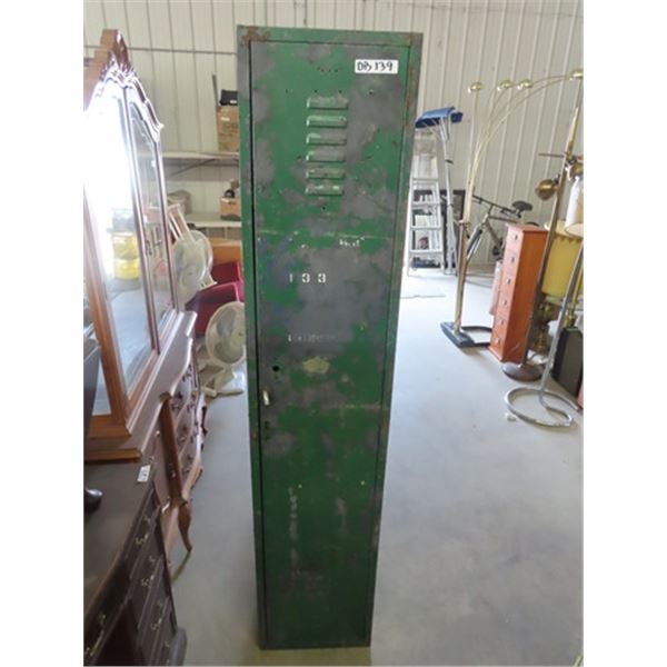 Metal Locker 72" x 15" x 15"