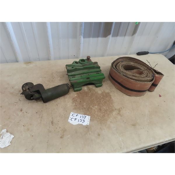 JD PTO Ciar Comp, JD Metal Section Repair Plate, & Endless Belt