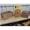 Image 1 : Blue Ribbobn Crate, Butter Crate, & Egg Crate