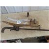 Image 1 : 2 Hay Knives,  & Beam Scale