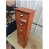 Image 2 : Wooden 6 Drawer Organizer Cabinet 41"H 11"W 8"D