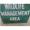 Image 3 : MB Wildlife Management Sign 12" x 14"