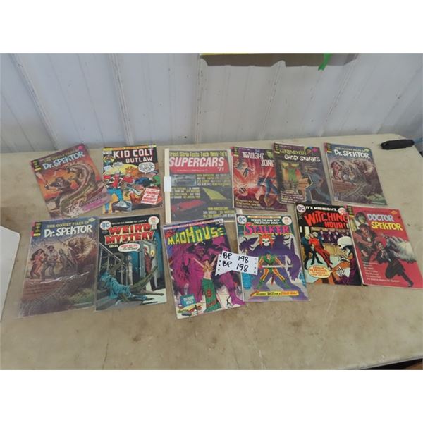 25 Cent Comics, & Car Magazines