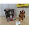 Image 1 : 2 Vintage Battery Robots= Lost in Space Robots