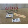 Image 1 : 3 BA Musical Glasses, Marshall Wells Ashtray, & Shell Thermometer