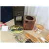 Image 3 : Fruit Crates, Cig TIn, Brushes, Metal Locking Cabinet
